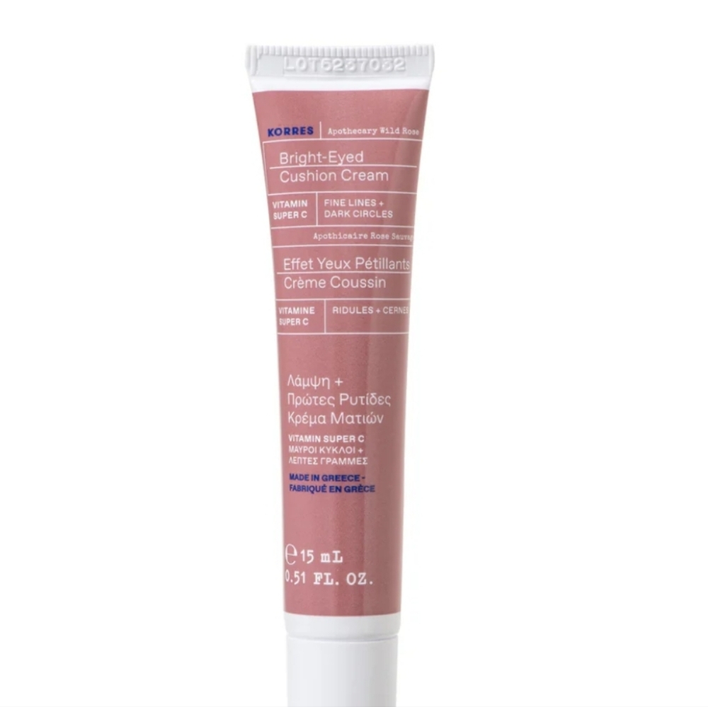 NWOB KORRES APOTHECARY WILD ROSE BRIGH EYED CUSHION CREAM